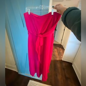 Anthropologie Maeve Pink Jumpsuit